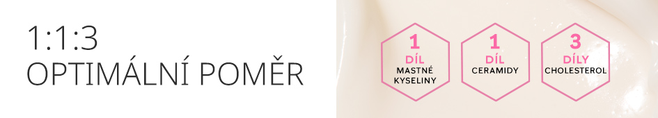 Krém na ochranu kožní bariéry - optimální poměr