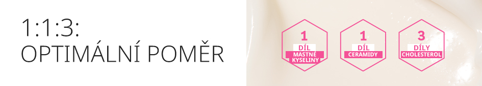 Clinical Solutions® Krém na obnovu kožní bariéry - 1:1:3 Pomer